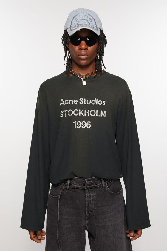 Acne Studios Logo-T-Shirt – lockere Passform Acne Studios Logo-T-Shirt – lockere Passform