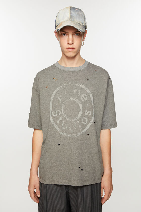 Acne Studios Logo-T-Shirt – lockere Passform