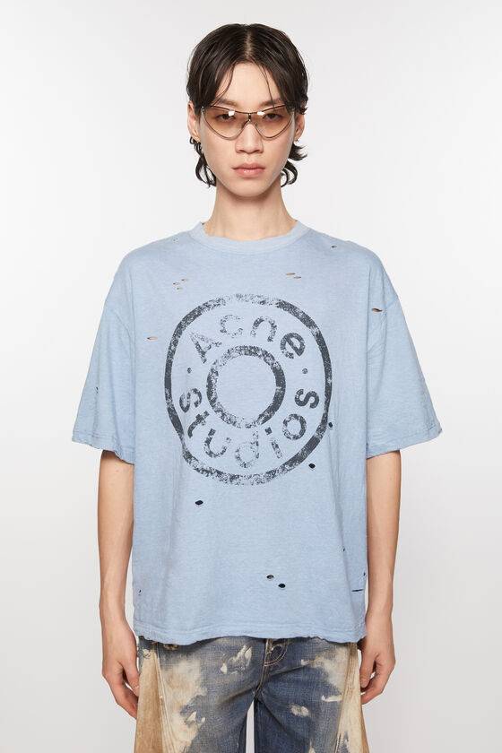 Acne Studios Logo-T-Shirt – lockere Passform