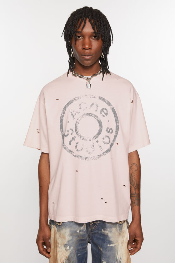 Acne Studios Logo-T-Shirt – lockere Passform