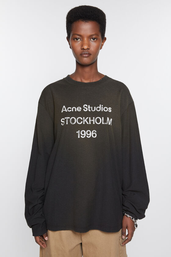 Acne Studios Logo-T-Shirt – lockere Passform
