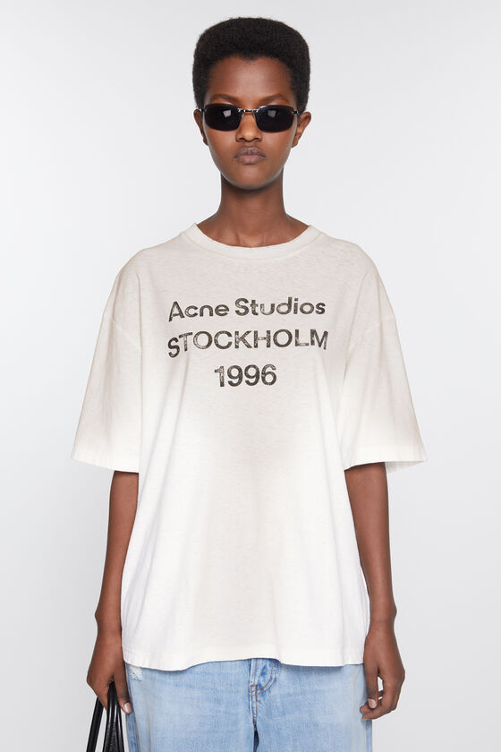 Acne Studios Logo-T-Shirt – lockere Passform