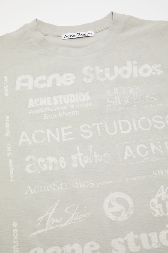 Acne Studios Logo-T-Shirt – Lockere Passform