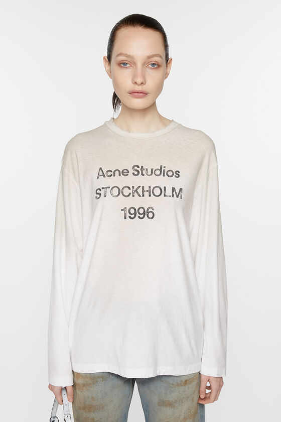 Acne Studios Logo-T-Shirt – lockere Passform