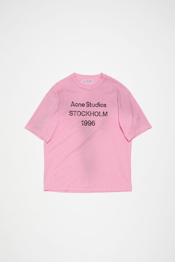 Acne Studios Logo-T-Shirt – Lockere Passform