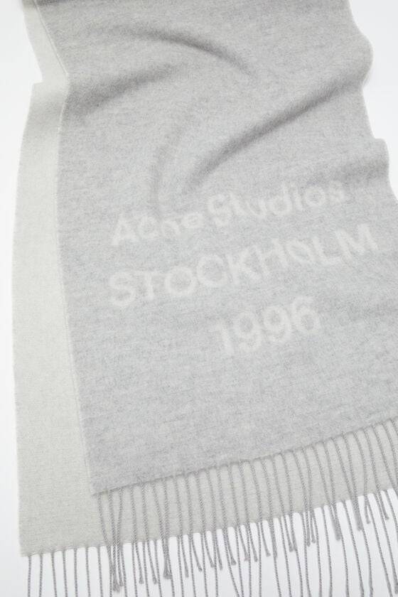 Acne Studios Logo Wool Scarf