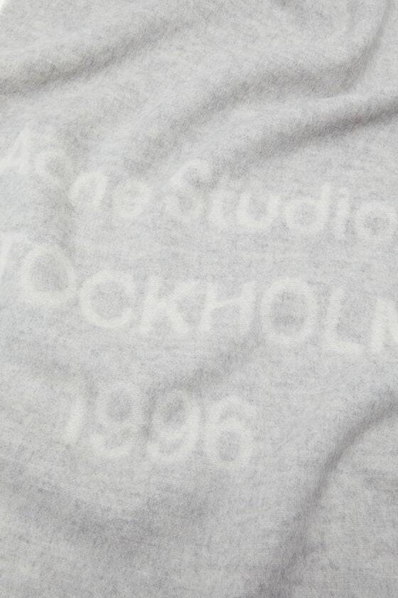 Acne Studios Logo Wool Scarf