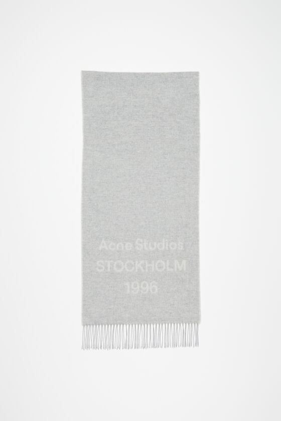 Acne Studios Logo wool scarf