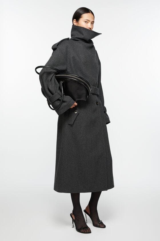 Acne Studios Mantel Mit Gürtel