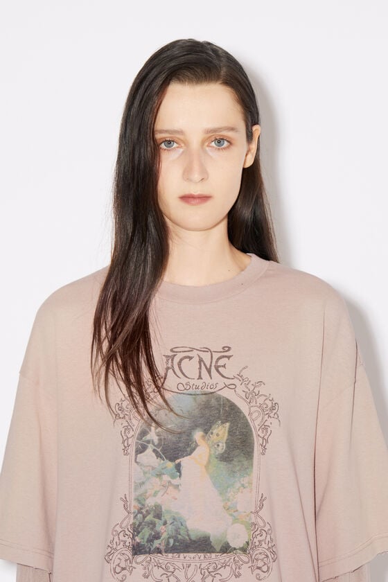 Acne Studios Mehrlagiges T-Shirt Mit Logo