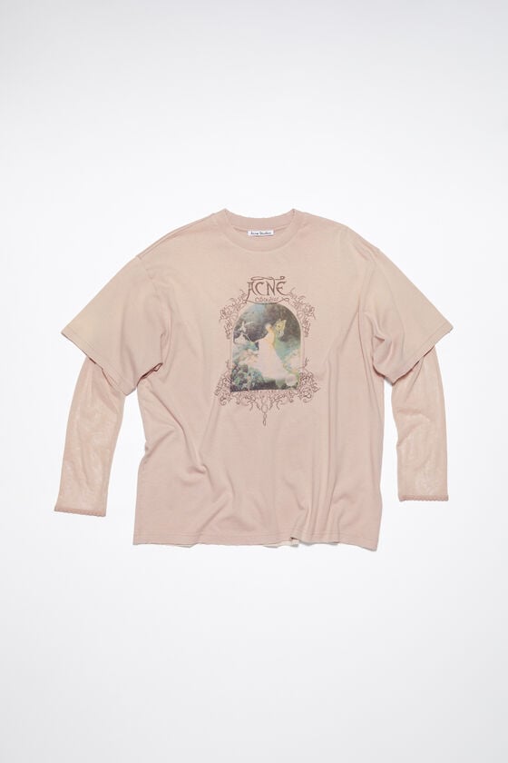 Acne Studios Mehrlagiges T-Shirt Mit Logo