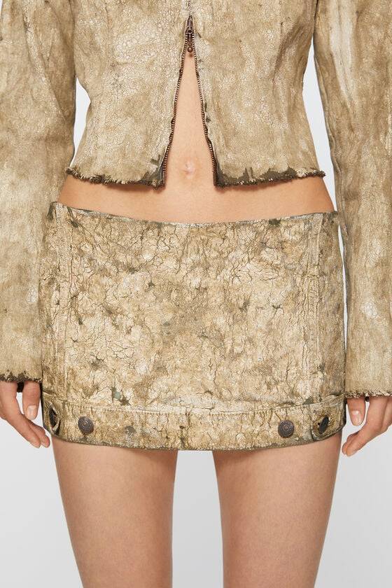 Acne Studios Mikro-Jeansrock Laufsteg-Show