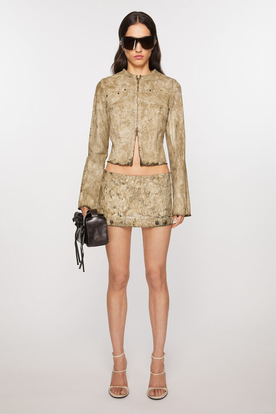 Acne Studios Mikro-Jeansrock Laufsteg-Show