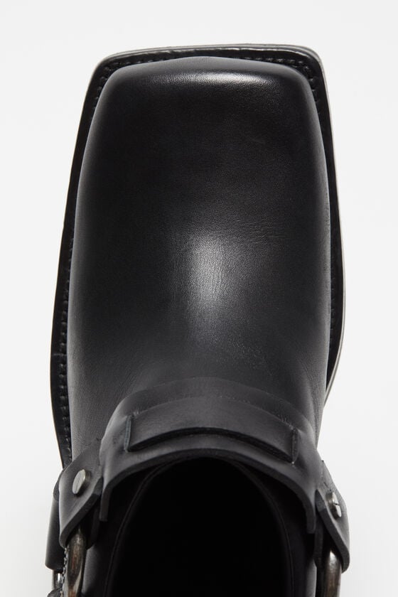 Acne Studios Mules Aus Leder Mit Schnalle