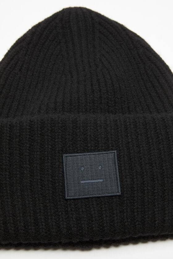Acne Studios Mütze Mit Großem Face-Logo