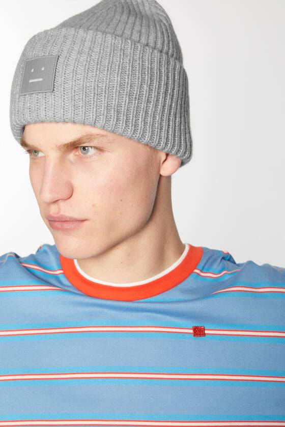 Acne Studios Mütze Mit Großem Face-Logo