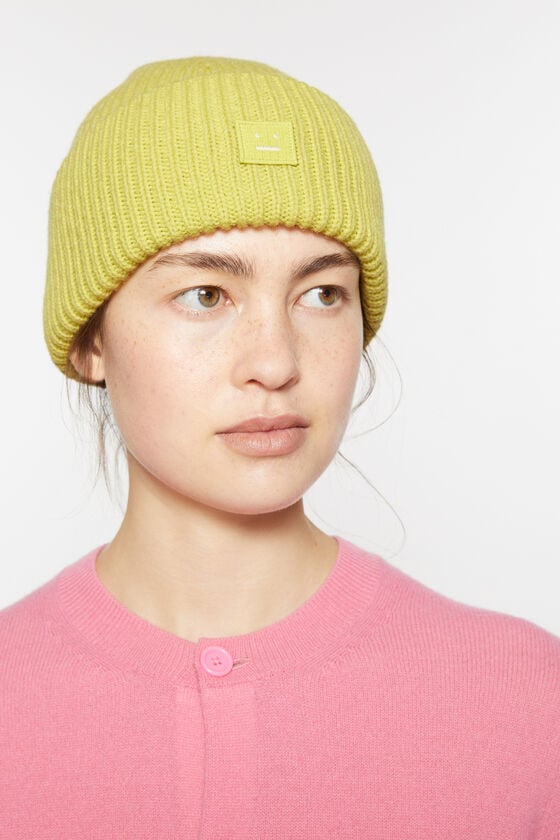 Acne Studios Mütze Mit Kleinem Face-Logo