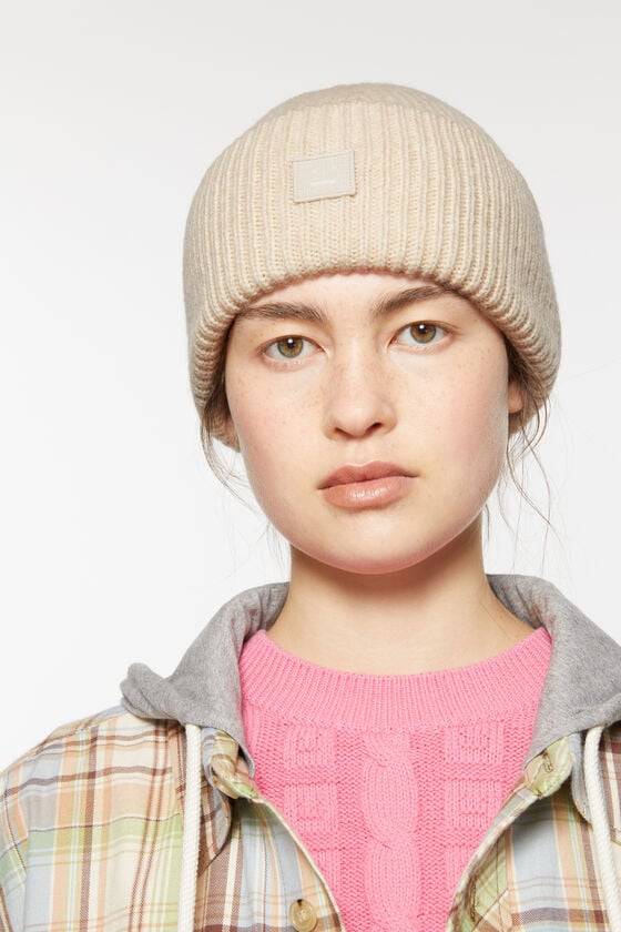 Acne Studios Mütze Mit Kleinem Face-Logo