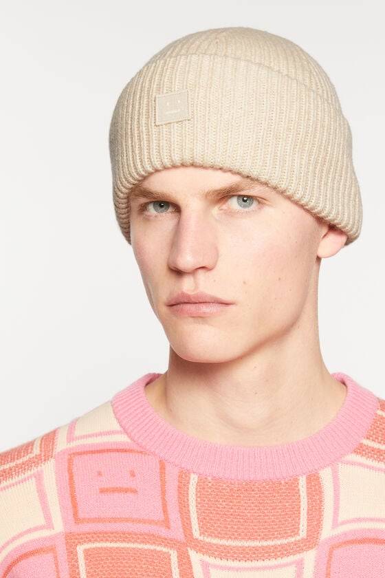 Acne Studios Mütze Mit Kleinem Face-Logo