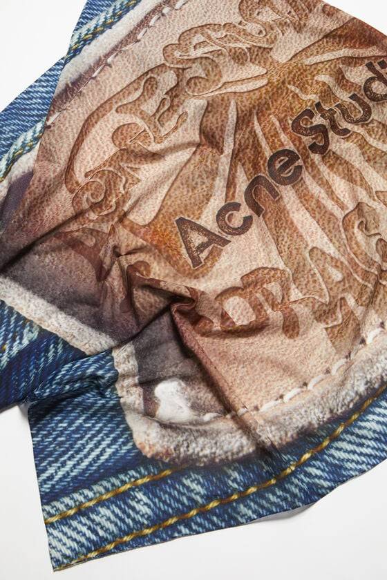 Acne Studios Oversized-Schal Mit Print