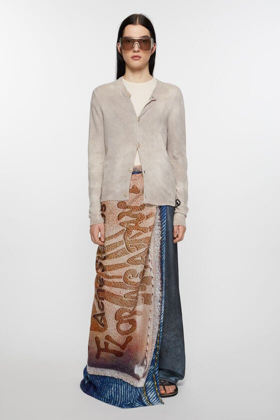 Acne Studios Oversized-Schal Mit Print