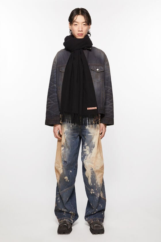 Acne Studios Oversized-Wollschal Mit Fransen