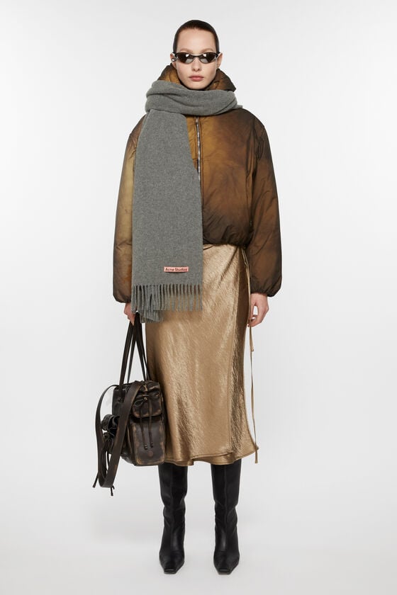 Acne Studios Oversized-Wollschal Mit Fransen