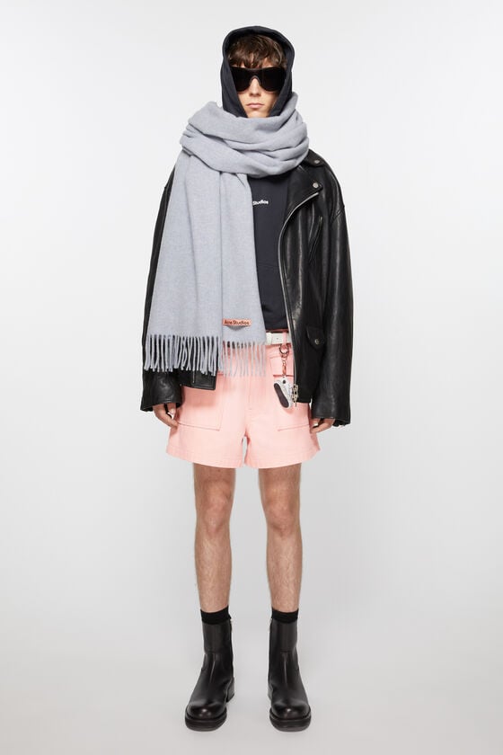Acne Studios Oversized-Wollschal Mit Fransen