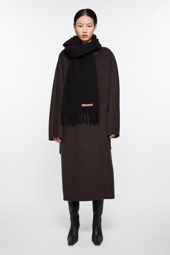 Acne Studios Oversized-Wollschal Mit Fransen