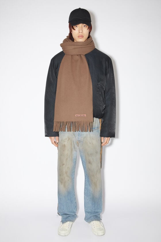 Acne Studios Oversized-Wollschal Mit Fransen