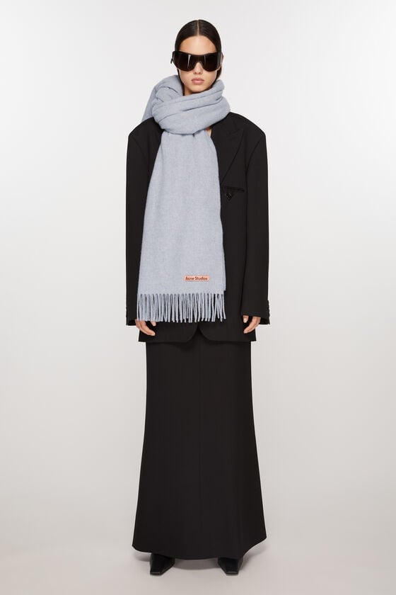 Acne Studios Oversized-Wollschal Mit Fransen