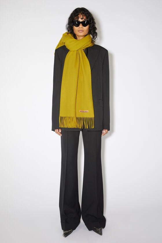 Acne Studios Oversized-Wollschal Mit Fransen