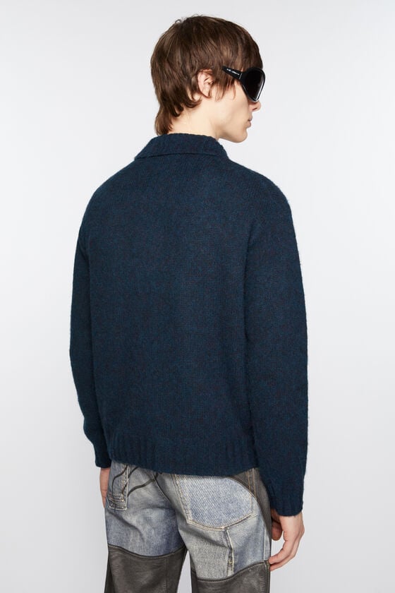 Acne Studios Polo-Cardigan Aus Wolle