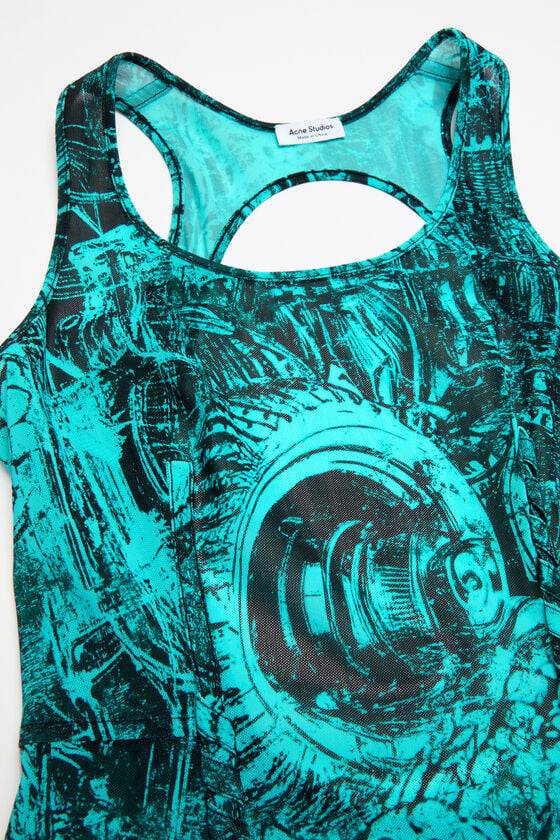 Acne Studios Printed Dress Laufsteg-Show