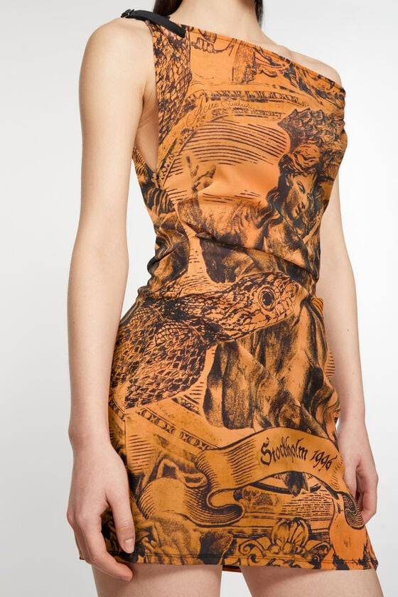 Acne Studios Printed Dress Laufsteg-Show