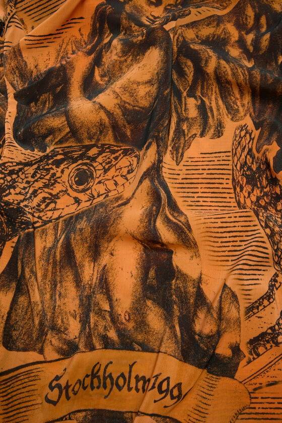 Acne Studios Printed Dress Laufsteg-Show