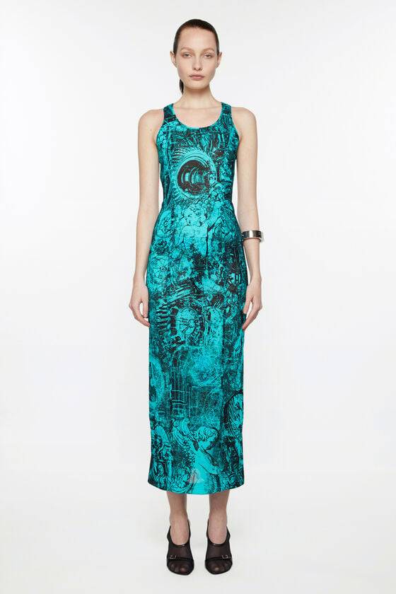 Acne Studios Printed dress Laufsteg-Show