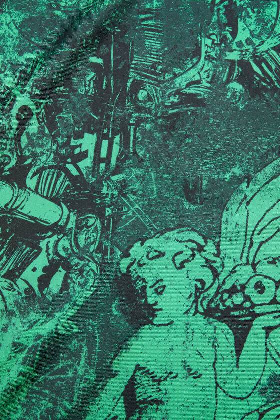 Acne Studios Printed Silk Scarf Laufsteg-Show