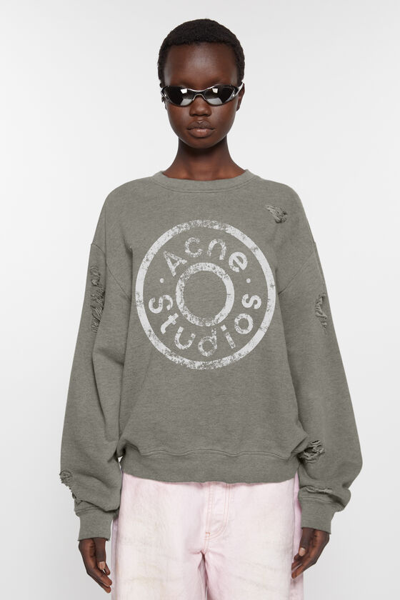 Acne Studios Pullover mit aufgedrucktem Logo
