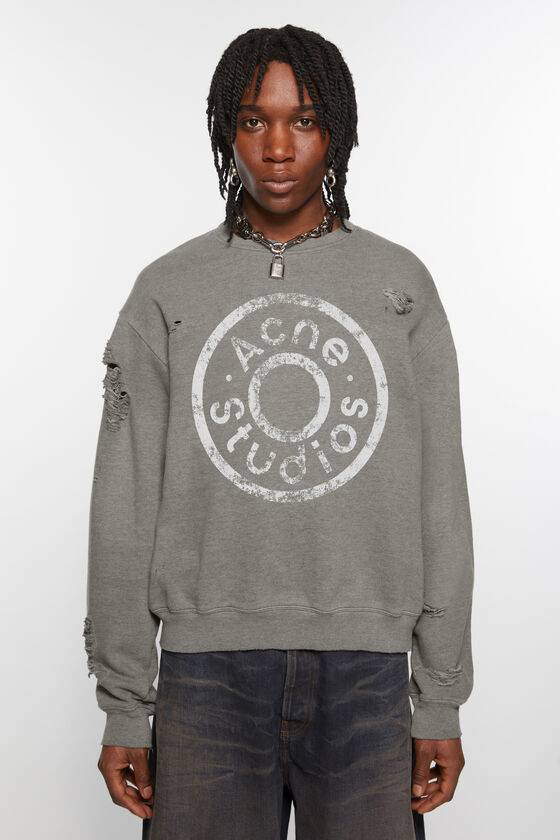 Acne Studios Pullover mit aufgedrucktem Logo