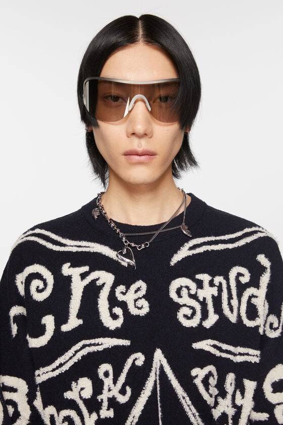 Acne Studios Pullover Mit Jacquard-Logo