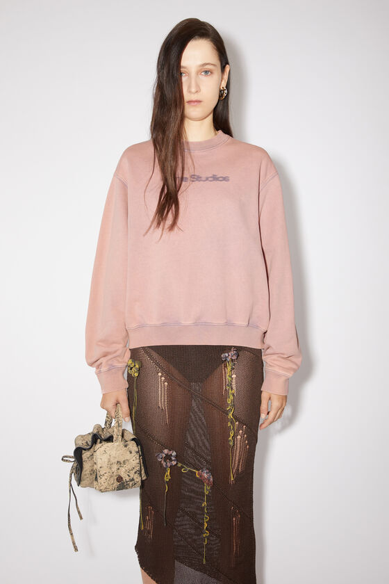 Acne Studios Pullover mit verschwommenem Logo