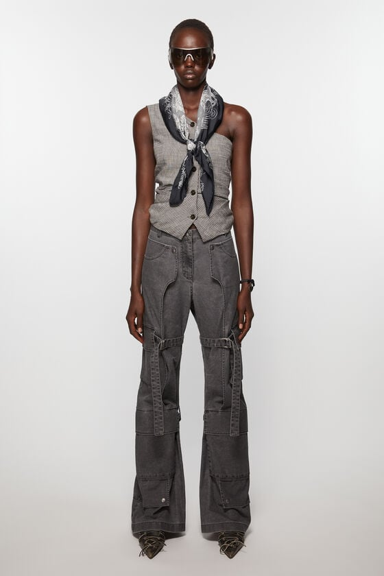 Acne Studios Quadratischer Seidenschal