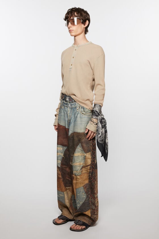 Acne Studios Quadratischer Seidenschal