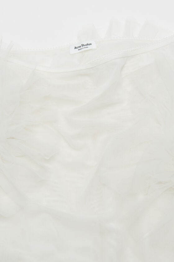 Acne Studios Rüschenrock Aus Netzstoff
