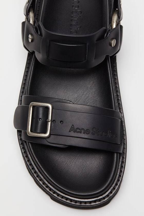 Acne Studios Sandalen Mit Lederschnalle