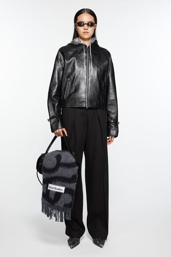 Acne Studios Scarf Wool Alpaca Logo