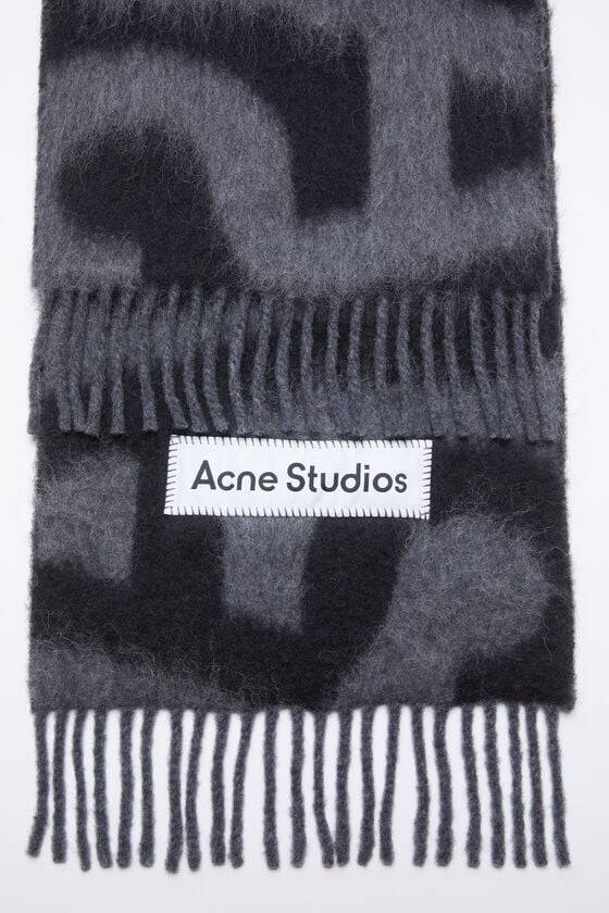 Acne Studios Scarf Wool Alpaca Logo