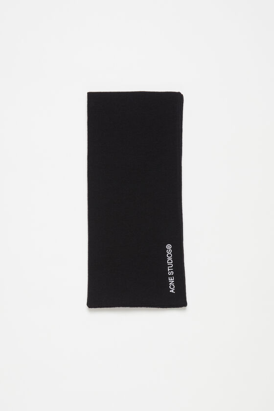 Acne Studios Schal mit aufgesticktem Logo