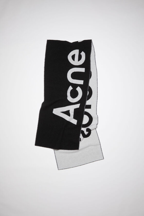 Acne Studios Schal mit Logo-Jacquardmuster